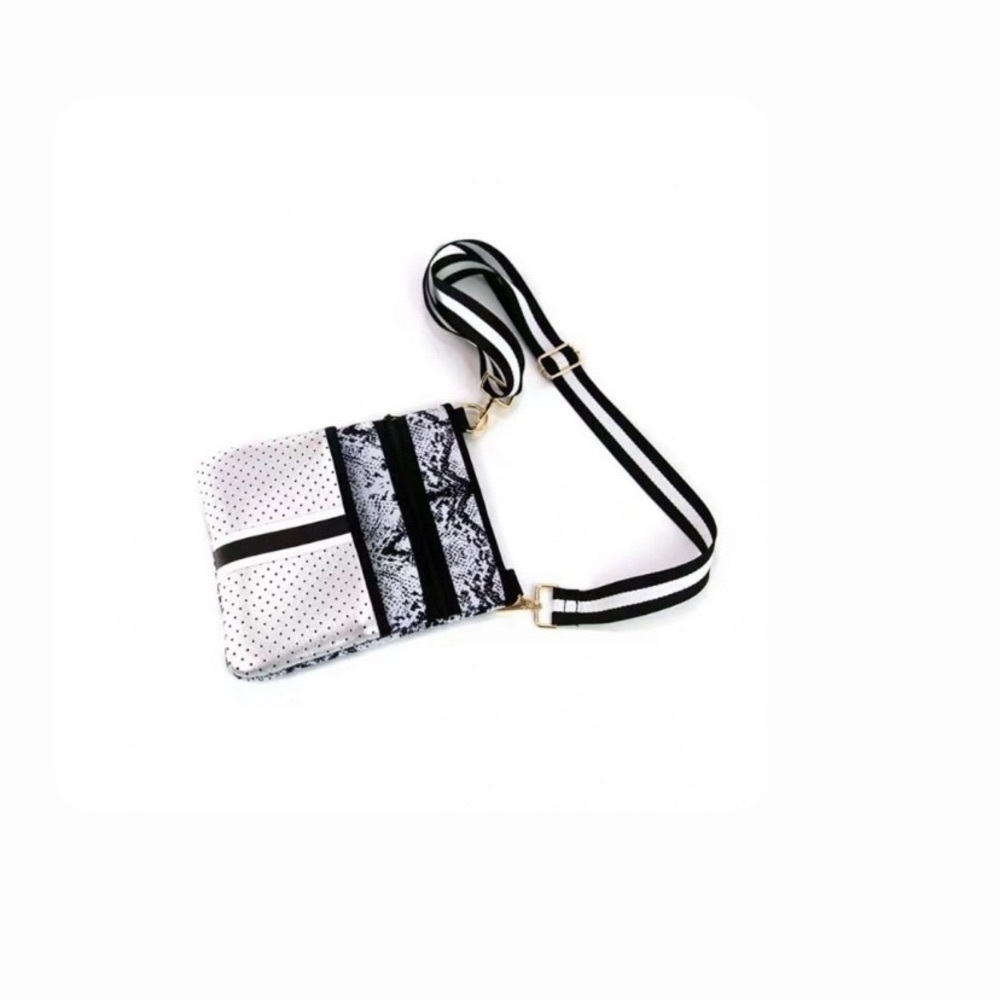 Snake Skin Neoprene Crossbody